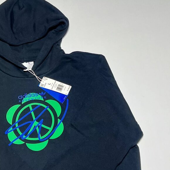 Adidas X Sean Wotherspoon Superturf Hoodie Men Sz: L Black Multicolor HI… - Picture 4 of 8